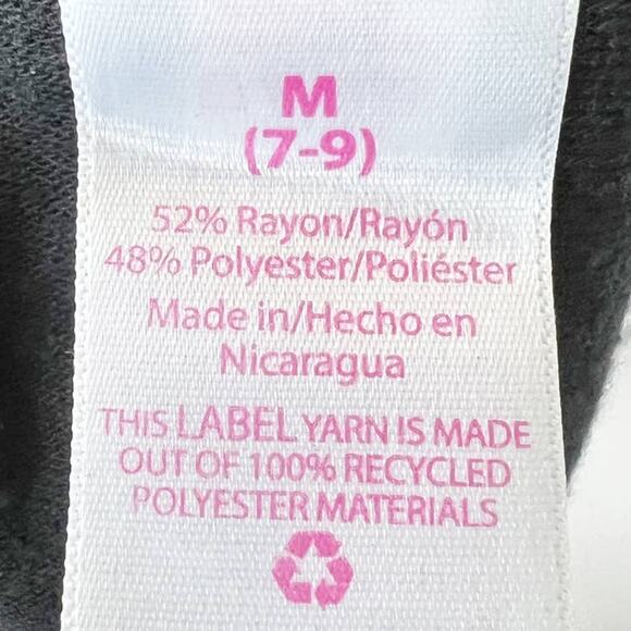 No Boundaries Black Fleece Reindeer Holiday Christmas Sweatshirt Size Medium - Picture 8 of 9